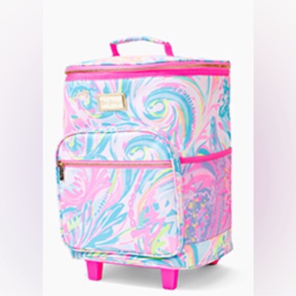 Lilly Pulitzer rolling cooler